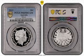 2012 50C Silver PR69DCAM