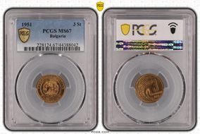 1951 3 St KM-51 MS67