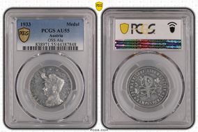 1933 Medal OSS Alu AU55