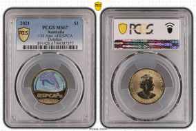 2021 $1 150 Ann. of RSPCA Dolphin MS67