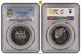2001 50C New South Wales MS67