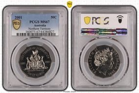 2001 50C Northern Territory MS67