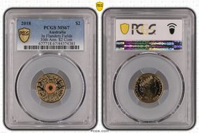 2018 $2 In Flanders Fields Colorized 30th Ann. $2 Coin MS67