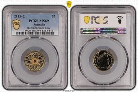 2015-C $2 Remembrance Day In Flanders Fields Colorized MS69