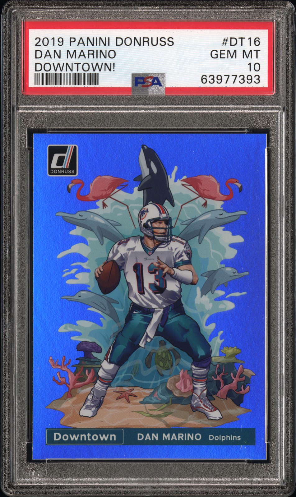 PutItOnMySlab's 2019 Panini Donruss Downtown! Dan Marino Downtown! #DT16  PSA 10 | Card Ladder