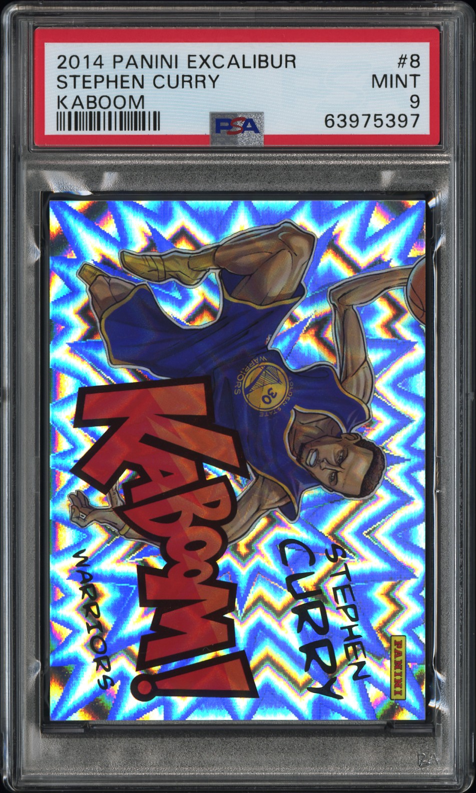 DC's 2014 Panini Excalibur Kaboom Stephen Curry Kaboom #8 PSA 9 | Card  Ladder
