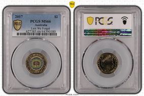 2017 $2 Lest We Forget Colorized MS66