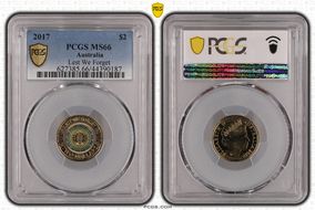 2017 $2 Lest We Forget Colorized MS66