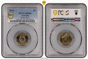 2016 $2 Paralympics Colorized MS66