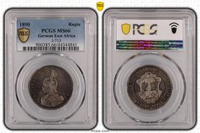 1890 Rupie J-713 MS66