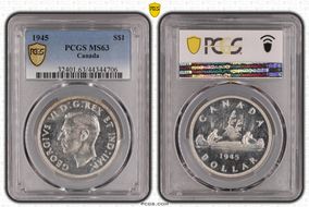 1945 S$1 MS63