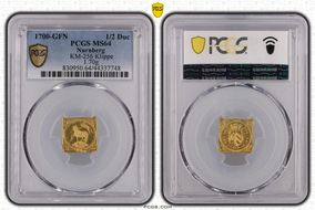 1700-GFN 1/2 Duc KM-256 Klippe MS64