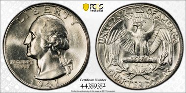 1941 25C DDO, FS-101 MS65