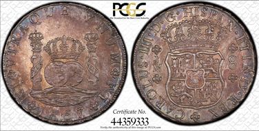 1767-LM JM 8 R Calico-1027 Yon-L8-67 1 Dot MS63+