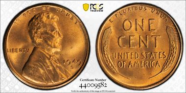1949-S 1C DDO FS-101 MS67+ RD