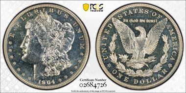 1904 $1 PR63