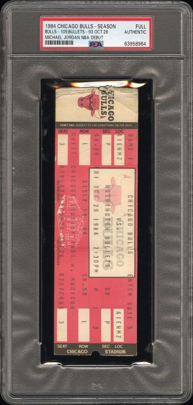 1984 Michael Jordan NBA Debut