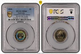 2018 $2 Commonwealth Games Borobi the Koala MS66