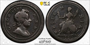 1720 1/4D S-3662 Sm Letters PE VF25BN