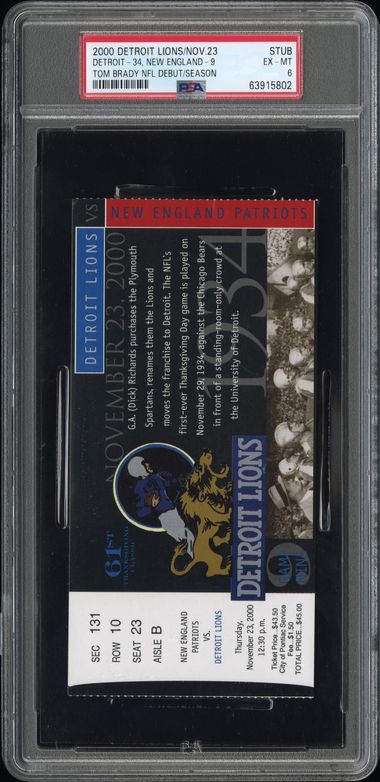PSA 6 cert 63915802