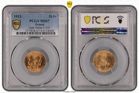 1913 20 Fr Gad-1064a F-535 Refrappe MS67