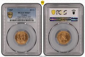 1907 20 Fr Gad-1064a F-535 Refrappe MS67