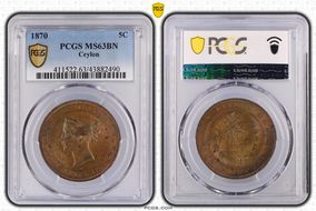 1870 5C MS63BN
