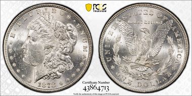 1878 7TF $1 VAM 162 MS62
