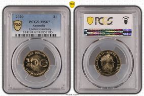 2020 $1 Qantas Centenary MS67