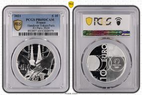 2021 € 10 Handover Tokyo-Paris JO Paris 2024 PR69DCAM