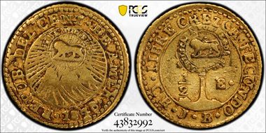 (1849-57) 1/2 Esc KM-80 C/M on 1848 C.A.R. VF25