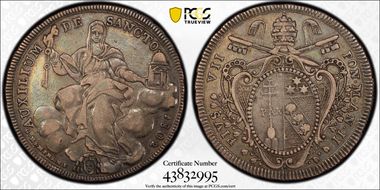 1802-R Scudo KM-1249 Anno II VF35