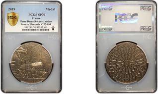 2019 Medal Notre Dame Reconstruction  Bronze Florentin SP70