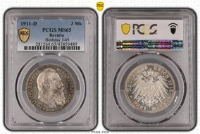 1911-D 3 Mk Birthday J-49 Ag MS65