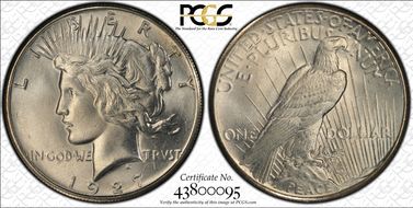1927 $1 MS65