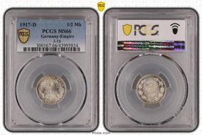 1917-D 1/2 Mk J-16 MS66