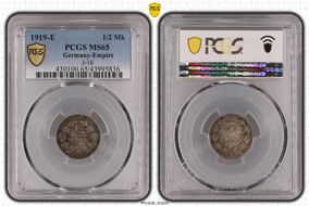 1919-E 1/2 Mk J-16 MS65