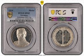 1914 Medal  Zetzmann-2053 Ag SP62