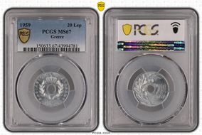 1959 20 Lep MS67