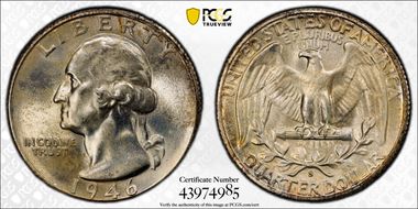 1946-S/S 25C RPM, FS-501 MS66+