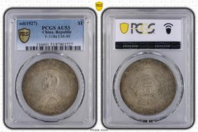 (1927) $1 Y-318a LM-49 AU53