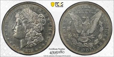 1878 7/8TF $1 VAM 34, 7/4 Weak XF45