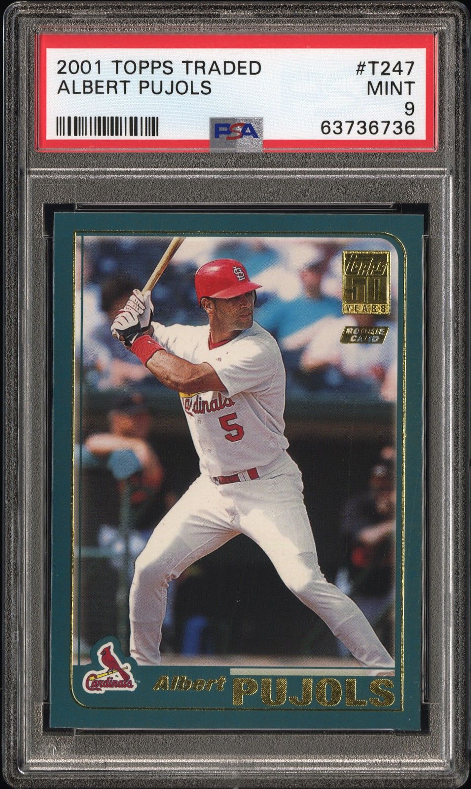 2001 Topps #7247 Albert Pujols front