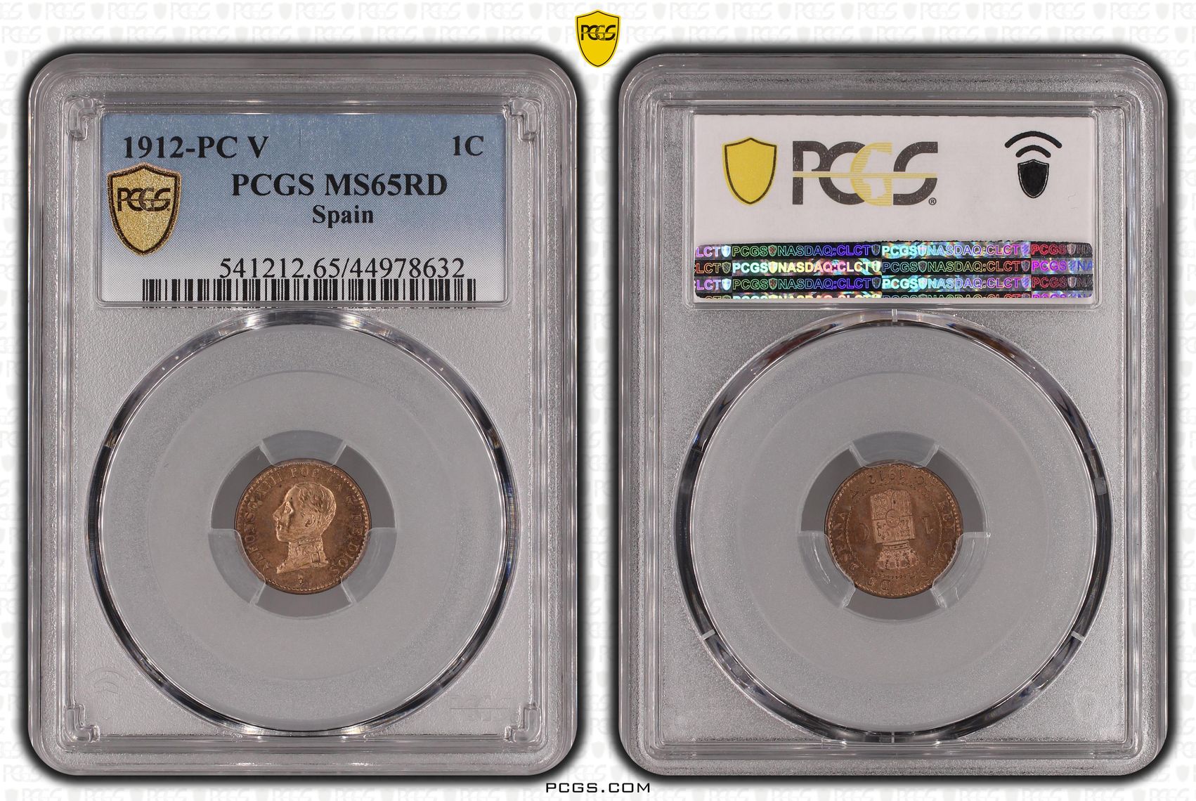 PCGS Certificate Verification Coin Details for Cert #44978632