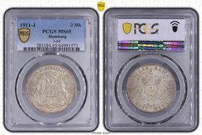 1911-J 3 Mk J-64 MS65