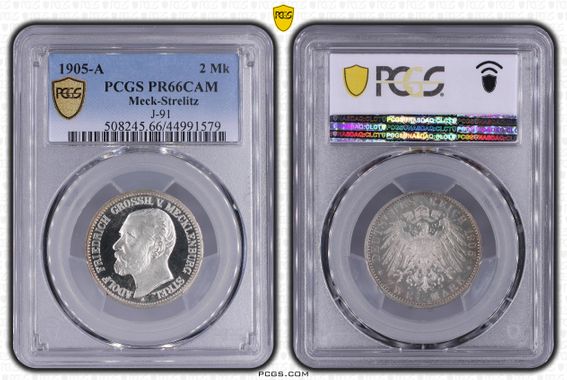 PCGS Certificate Verification Coin Details for Cert #44991579
