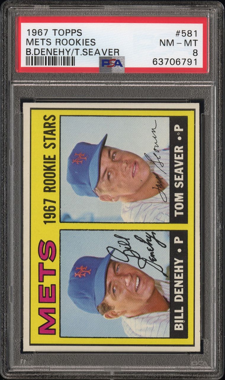 Yogi Berra autographed baseball card (New York Mets) 1975 SSPC