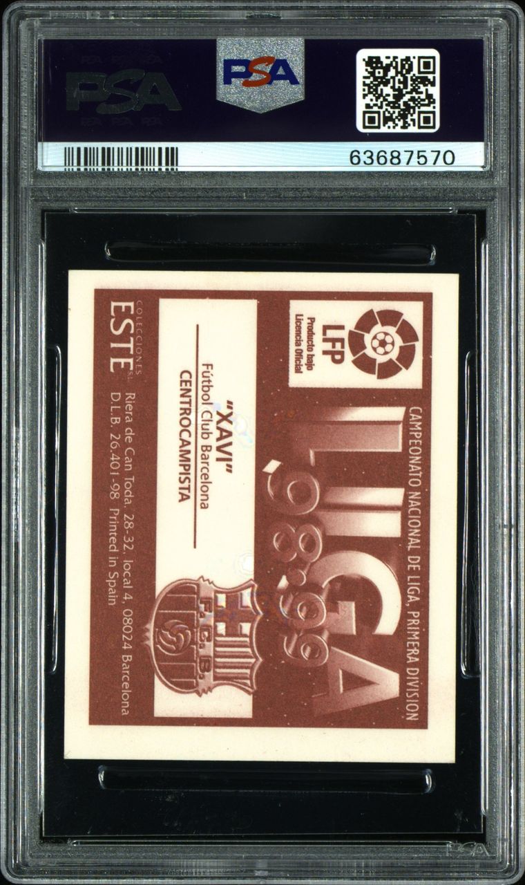 1998 Panini Xavi RC ルーキーカード バルセロナ PSA Misc Sports - Xavi (Xavier Hernandez Creus) Rookie Set