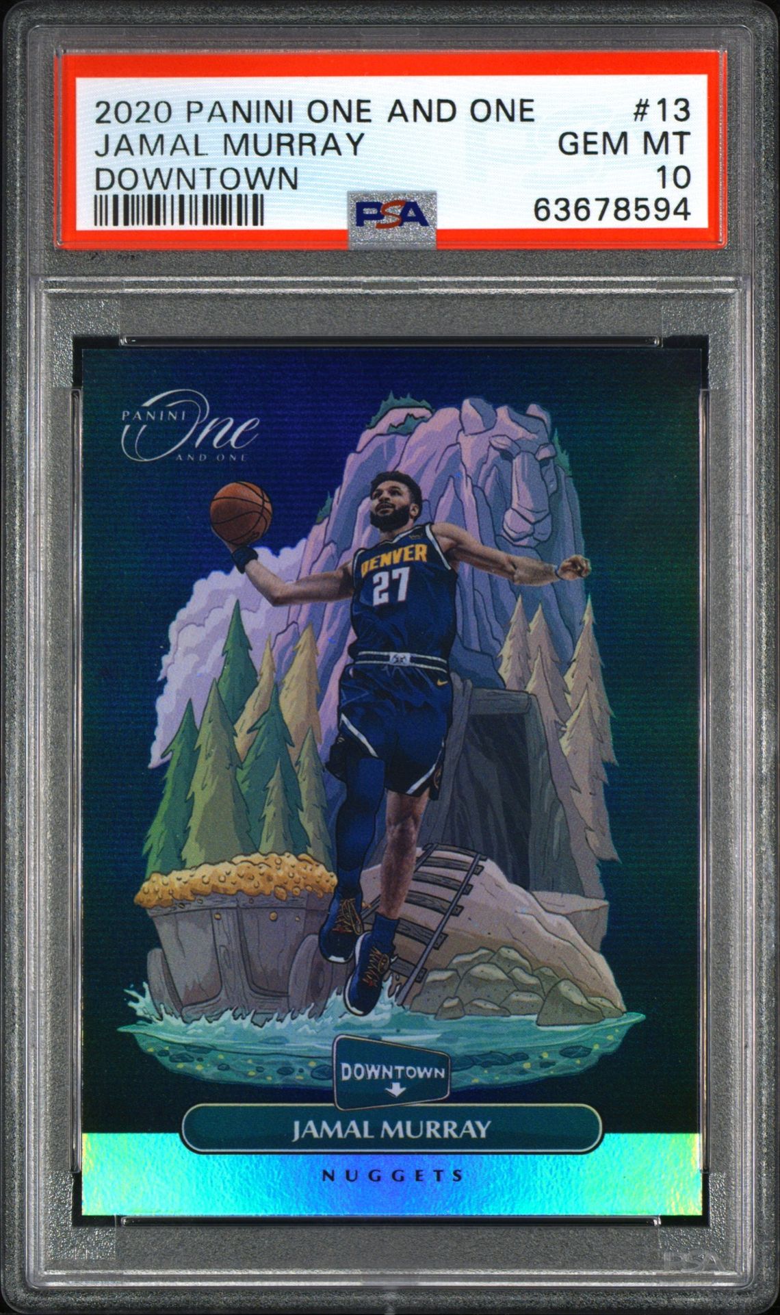 2020 Panini PANINI ONE AND ONE DOWNTOWN #13 Jamal Murray front