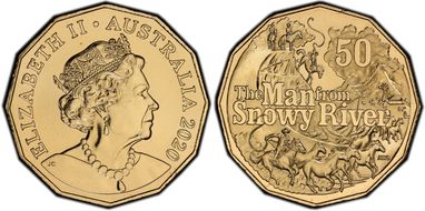 2020 50C The Man From Snowy River MS68